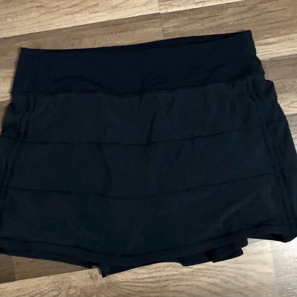 Lululemon Pace Rival Mid-Rise Skirt Long Blue - Picture 2 of 2